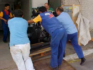 Instalação do grupo gerador do HMDAP