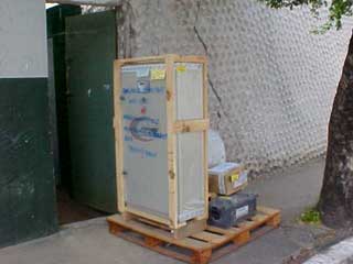 Painel de comando do gerador do HMDAP